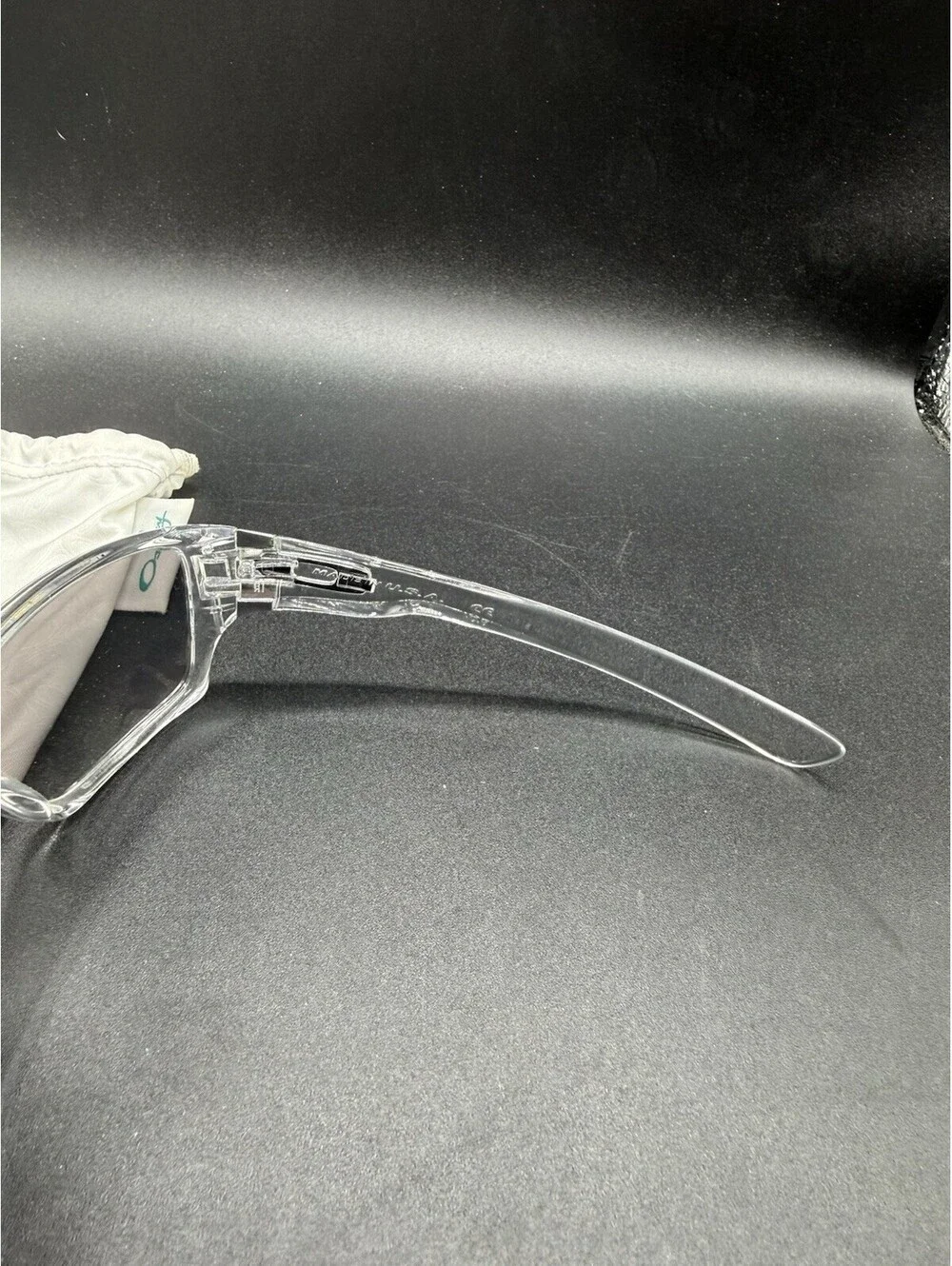 Oakley Dispatch Polished Clear/Chrome Iridium Lenses OO9090-05